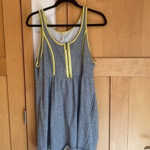 Kenzie | pieces collection grey sweatshirt dress